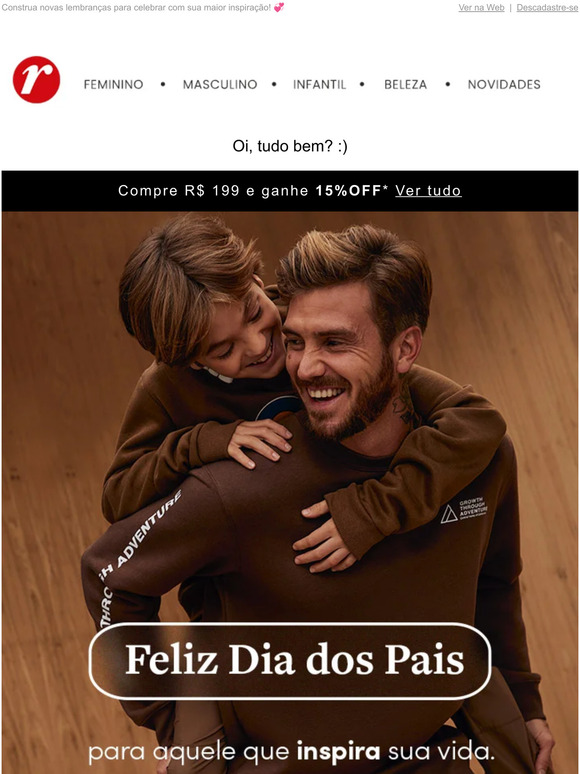 Lojas Renner BR: Feliz Dia dos Pais 👨\u200d👧\u200d👦 | Milled