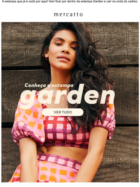 Conheça a estampa Garden!