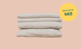 Up to 30% OFF already-reduced linen!