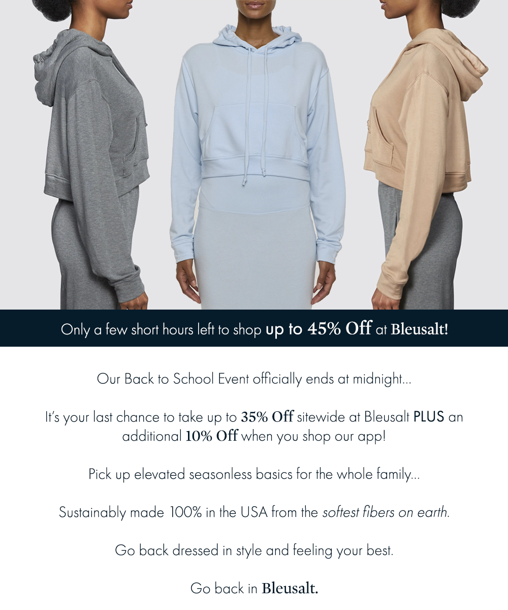 Back to school sale - Up to 45% off