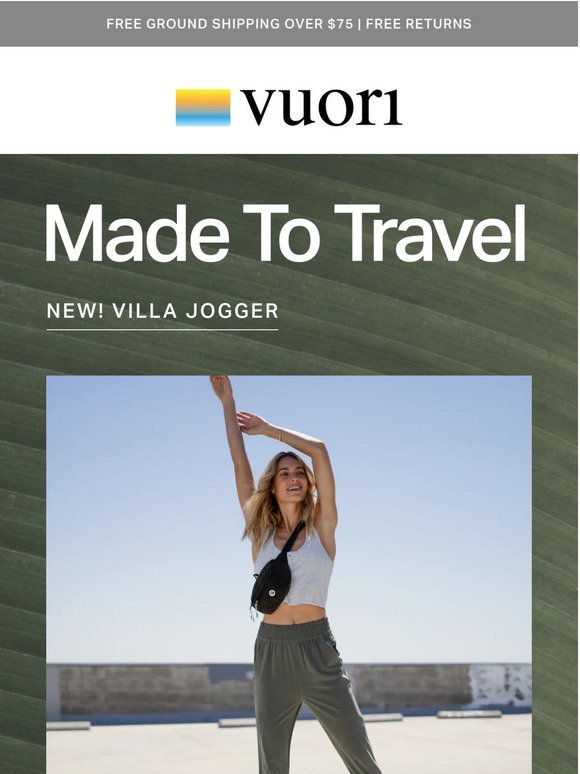 Vuori: Meet the NEW Villa Jogger