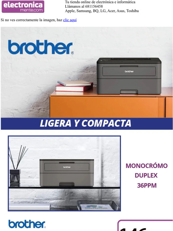 Tu impresora compacta y ligera