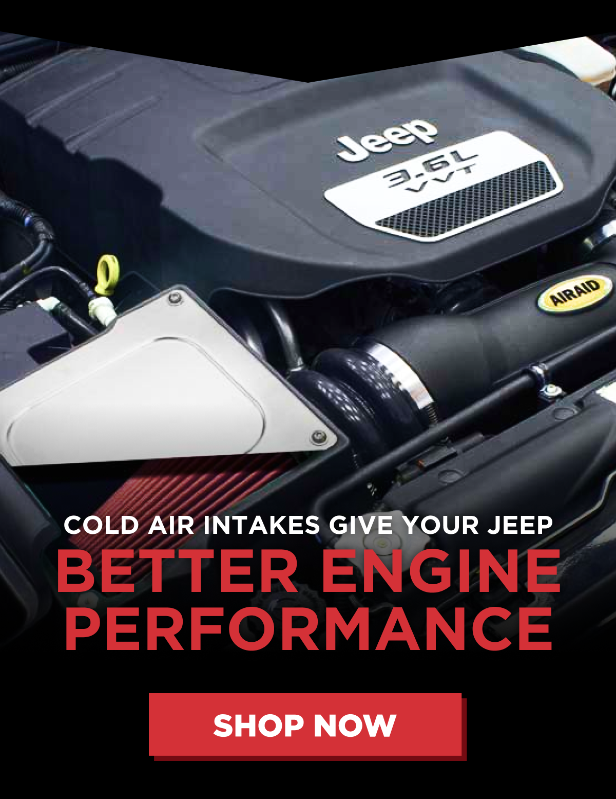 Cold Air Intakes Give Your Jeep Better Engine Performance