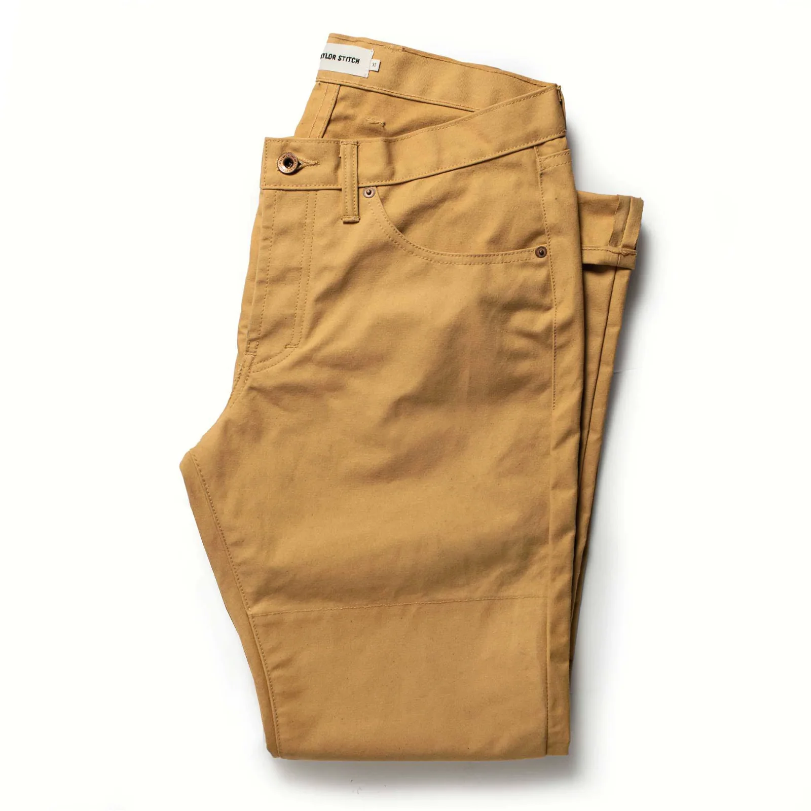 Image of The Wharf Pant in British Khaki Selvage