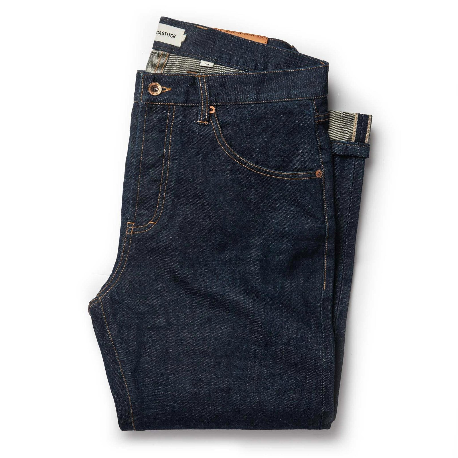 Image of The Slim Jean in Rinsed Organic Selvage