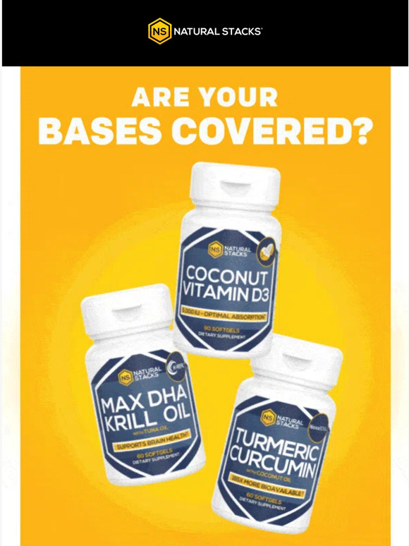 Natural Stacks Are your health bases covered? 🤔 Milled