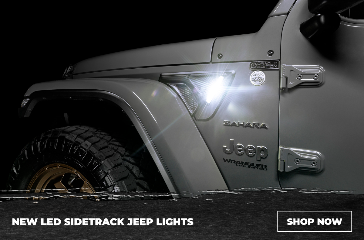 New LED Sidetrack Jeep Lights