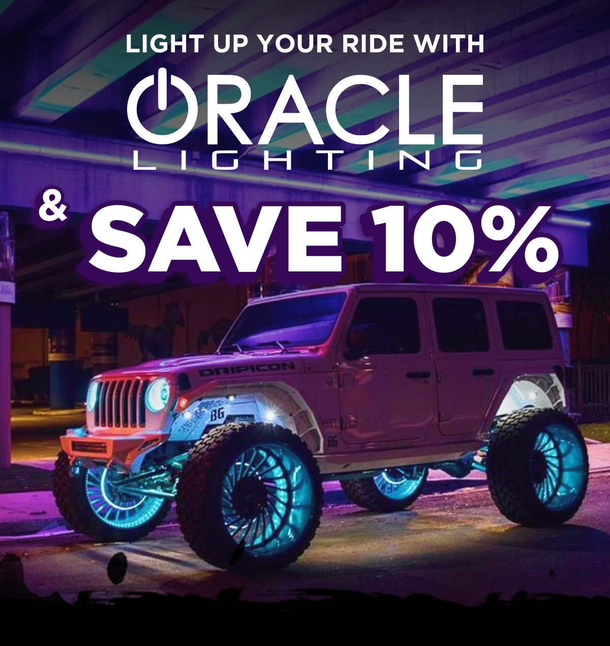 Light Up Your Ride With Oracle Lighting & Save 10%