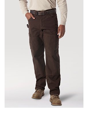 Riggs Workwear Ripstop Ranger Cargo Pant In Dark Brown