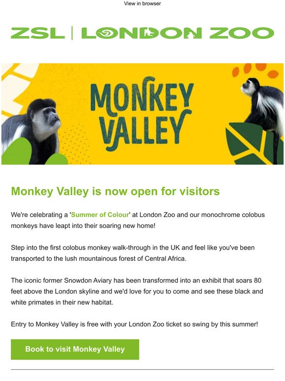Monkey Valley is now open!