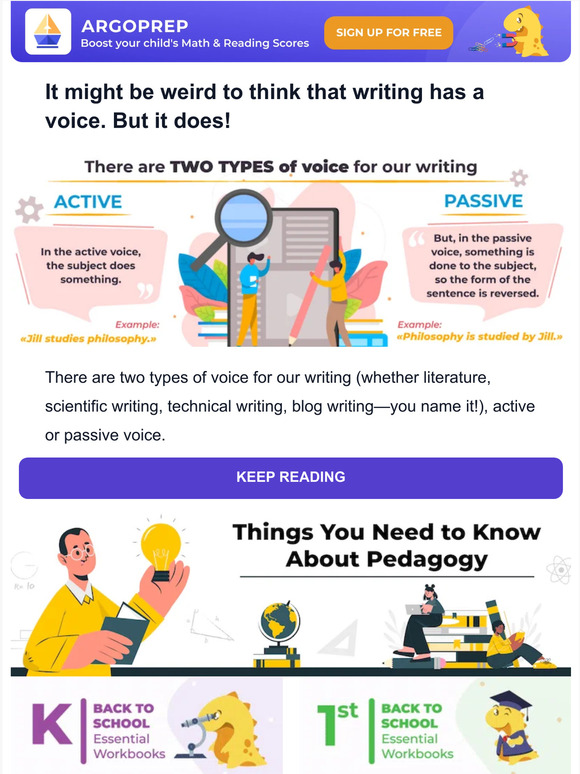 ArgoPrep: How voice can impact the emphasis of a text 📝 | Milled