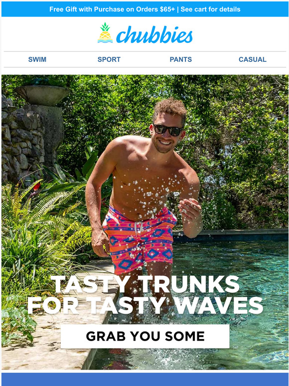 Chubbies: WE MADE NEW SWIM TRUNKS | Milled