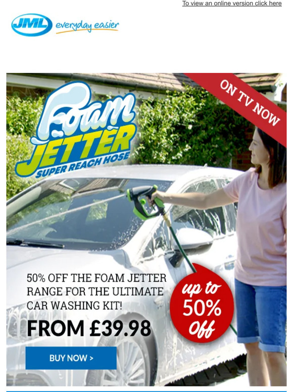 JML Direct Save up to 50 on the ultimate car washing kit Milled