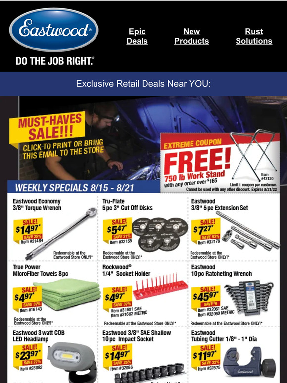 The Eastwood Company Customer Appreciations Days Enter To Win