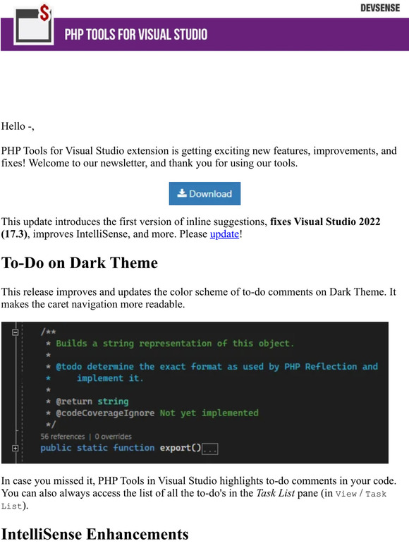 PHP Tools for Visual Studio and VS Code by DEVSENSE