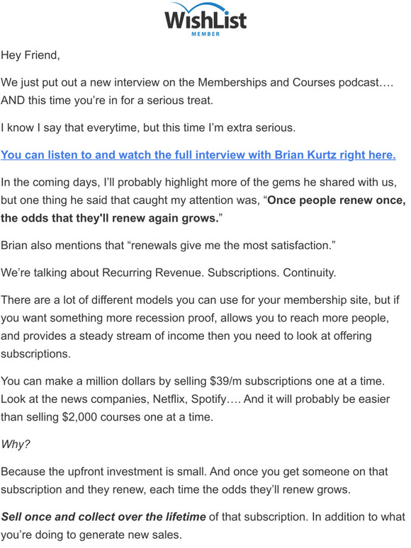 The membership model that works regardless of the economy