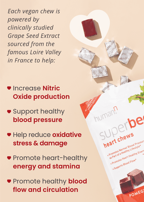 HumanN GOING FAST ⚡️ Free SuperBeets Heart Chews! Milled