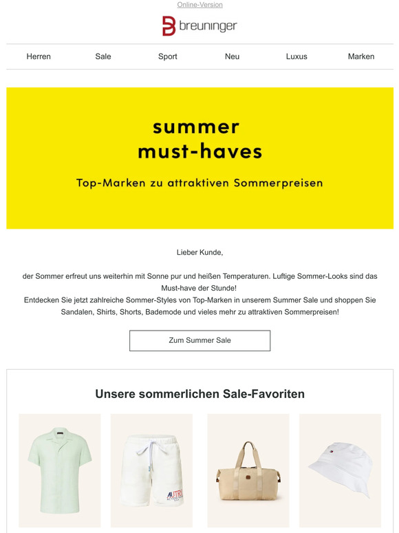 Brandheiße Summer Must-haves im Sale