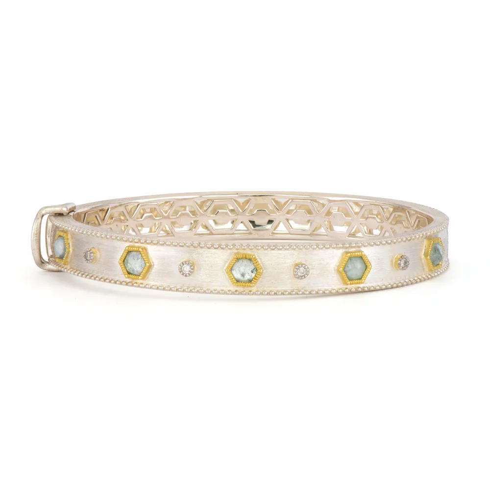Image of Mixed Metal Provence Hexagon  Bracelet