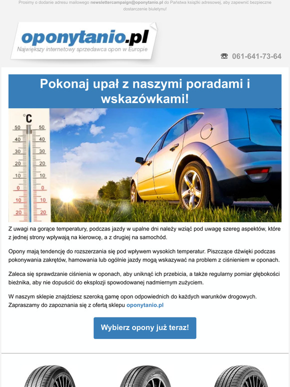 Pokonaj upał z naszymi poradami i wskazówkami! 
