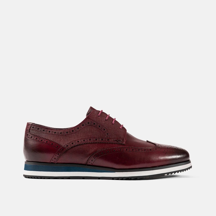 Marc Nolan: Full-grain leather wingtip sneakers | Milled