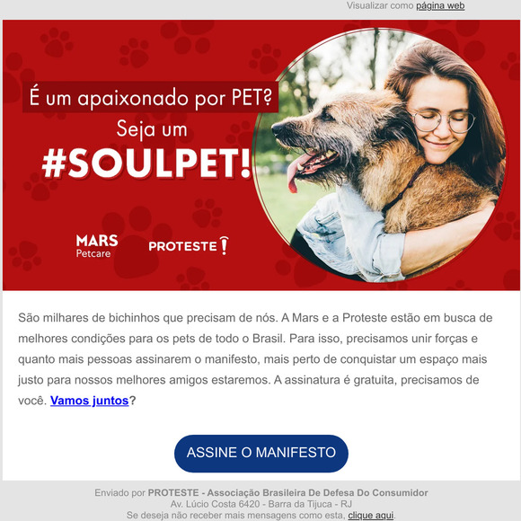 O seu melhor amigo precisa de você