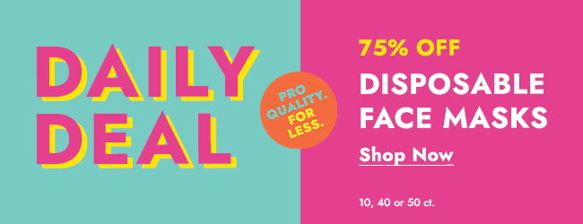 DAILY DEAL - 75% OFF DISPOSABLE FACE MASKS - Shop Now