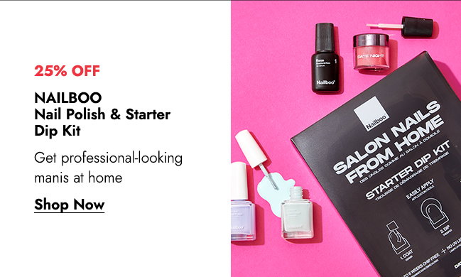 25% OFF - NAILBOO Nail Polish & Starter Dip Kit - Shop Now