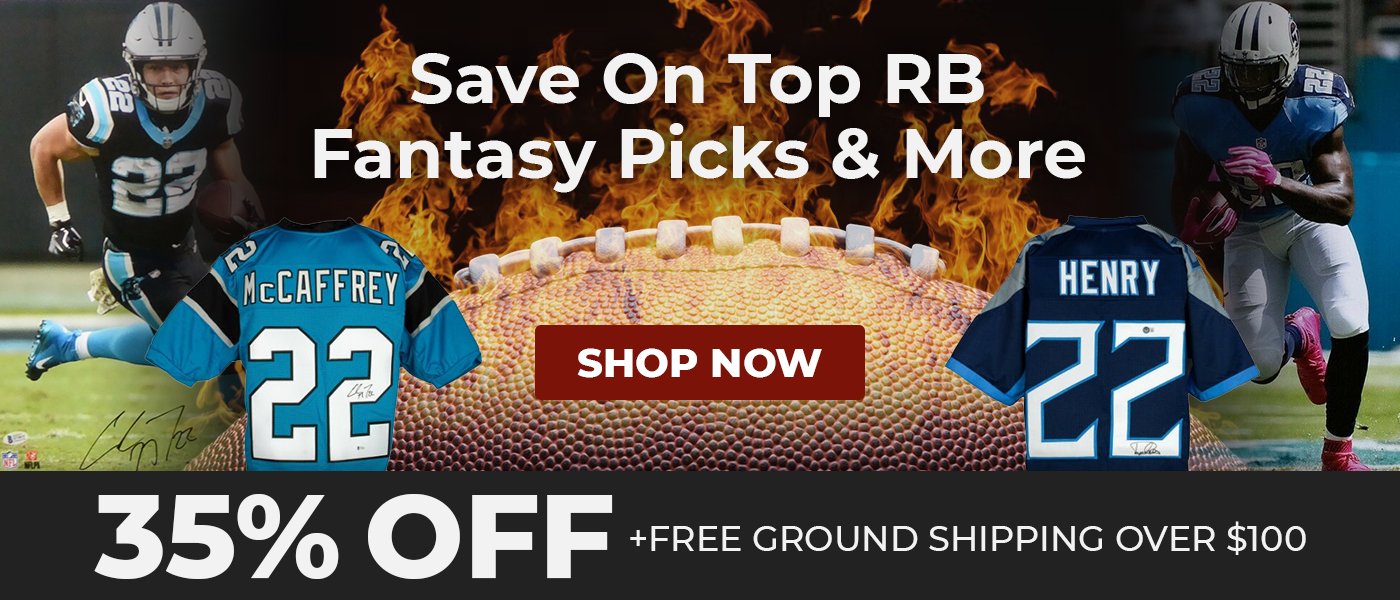 Save 35% Sitewide on Top RB Fantasy Picks & More
