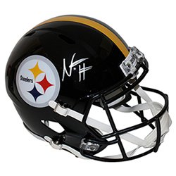 Najee Harris Autographed Pittsburgh Steelers Riddell Speed Full Size Replica Helmet Signed in Silver - Fanatics Authentic
