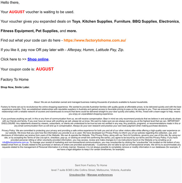 Factory To Home: Use this code to save on LED Furniture | Milled