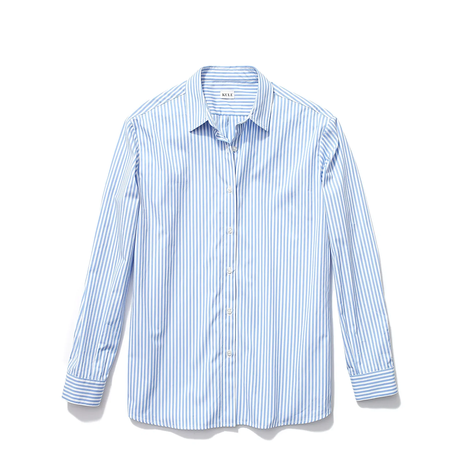 Image of The Hutton Oversized Shirt - White/Sky