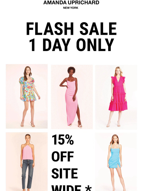🚨FLASH SALE! 15% OFF SITE WIDE 🚨
