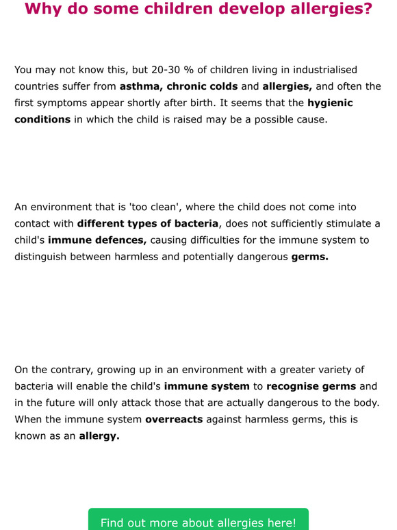 Supporting mum and baby! The connection between the intestinal flora and the immune system!