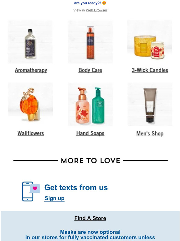 Bath & Body Works it’s (finally) official our Rewards program is