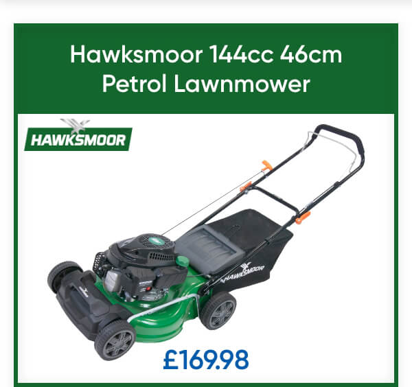 Hawksmoor 144cc deals 46cm petrol lawnmower