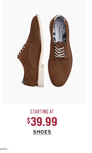 Starting at $39.99 Shoes