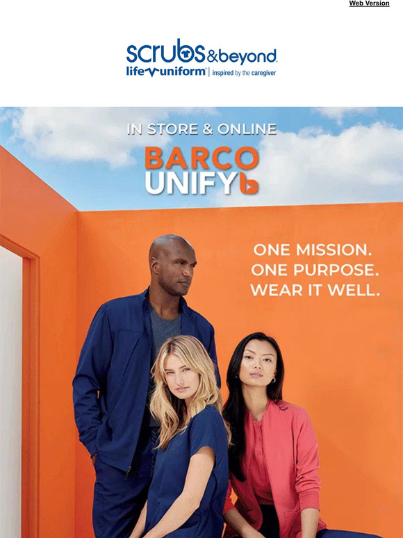 Scrubs&Beyond Your uniform just got an upgrade Introducing Barco