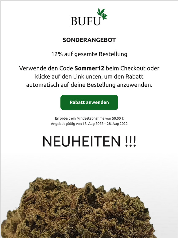 12 % Gutschein !! Nur bis zum 28.08.22
