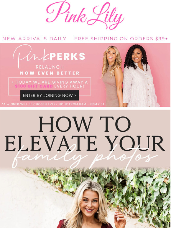 The Pink Lily Boutique how to style the perfect family photo 📸 Milled