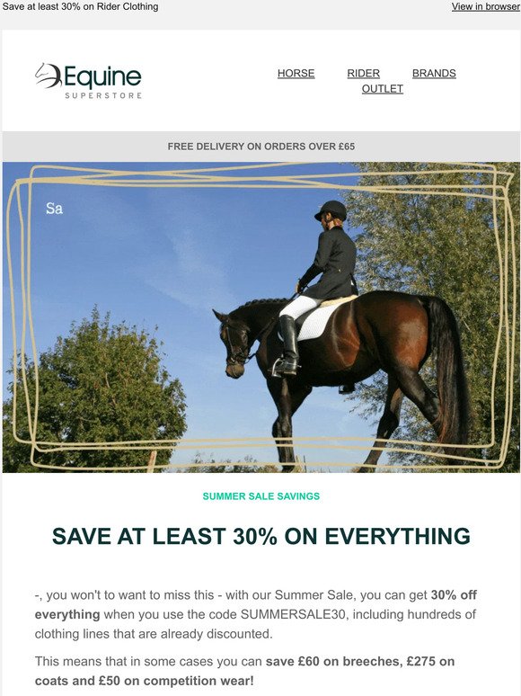 Savings of up to £275 on Rider Clothing!😱
