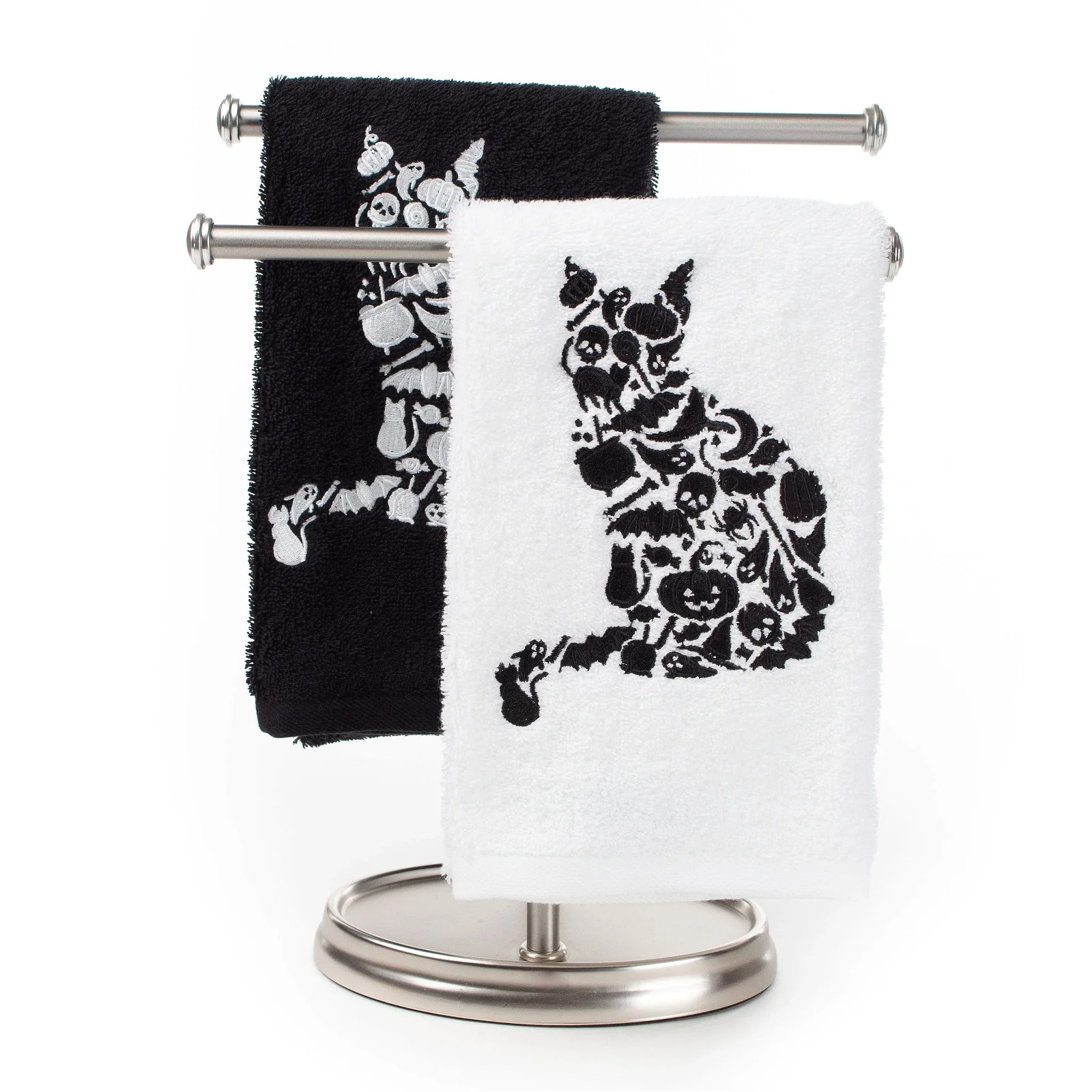 Image of Halloween Cat Hand Towel