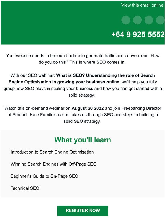 Drive the right audience to your website. Learn how with our SEO webinar today
