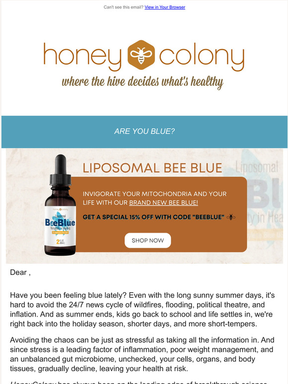 Get a Big Buzz From Bee Blue  🐝