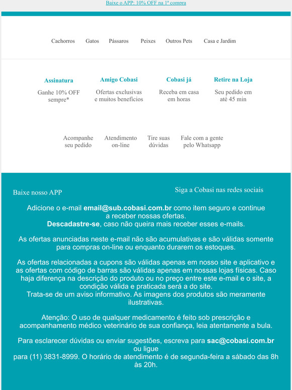 🤑 Hoje tá liberado! Até 60% OFF pra encher o carrinho