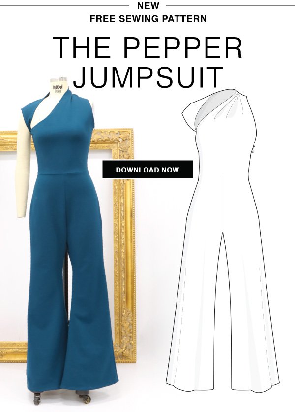 THE PEPPER JUMPSUIT – FREE SEWING PATTERN