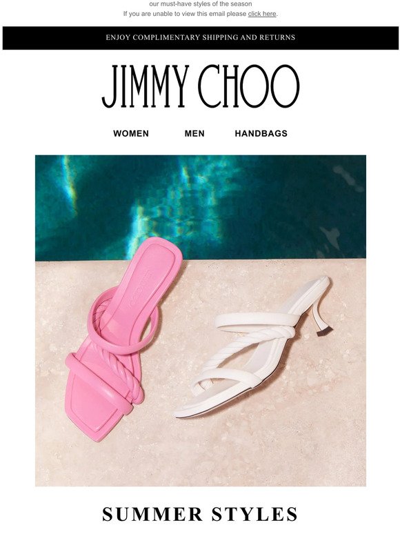 JIMMY CHOO Summer Essentials Milled