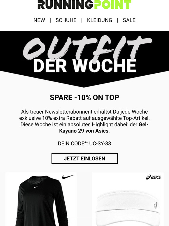-10% ON TOP auf den Asics Gel-Kayano 29