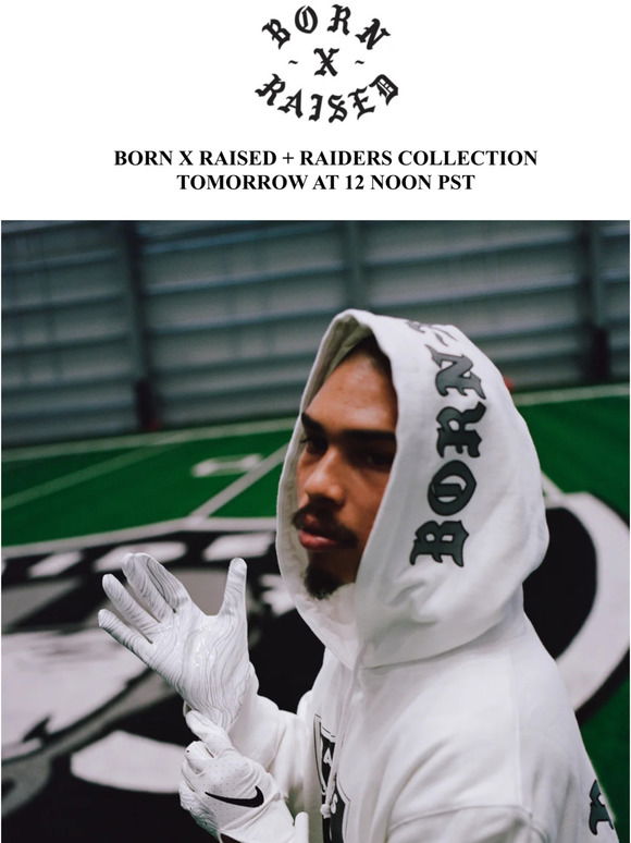 Born X Raised LA Raiders Capsule Release Info