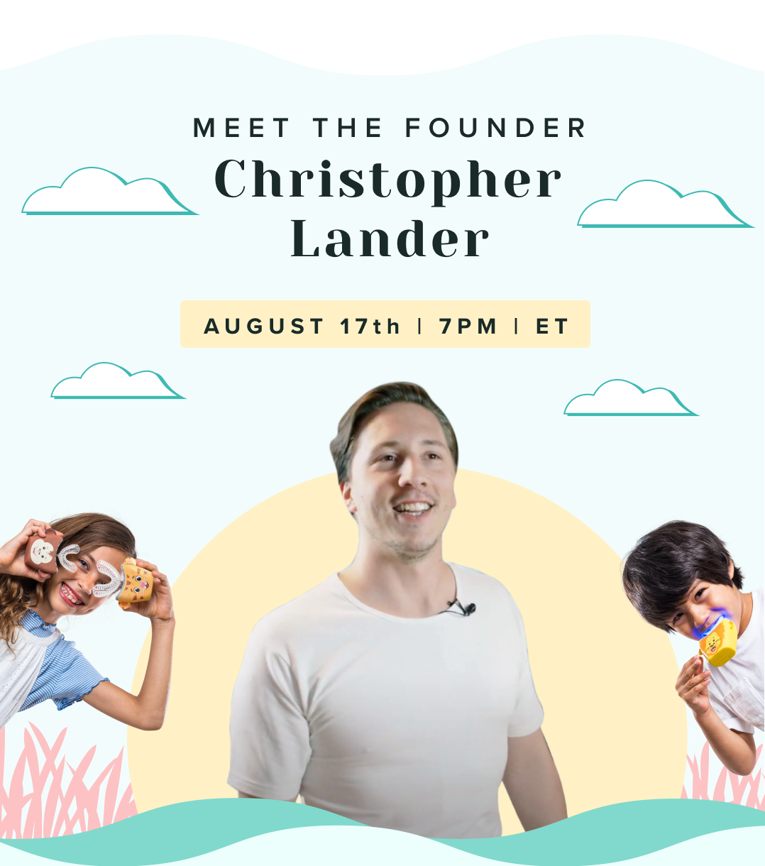 Meet the founder August 17th 7pm ET